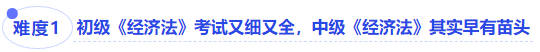 中級會(huì)計(jì)難度一初級《經(jīng)濟(jì)法》考試又細(xì)又全，中級《經(jīng)濟(jì)法》其實(shí)早有苗頭