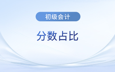 初級會計考試分?jǐn)?shù)占比是多少？