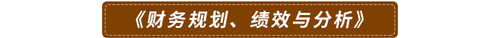 《財務(wù)規(guī)劃、績效與分析》