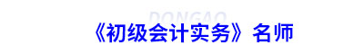 《初級會(huì)計(jì)實(shí)務(wù)》名師
