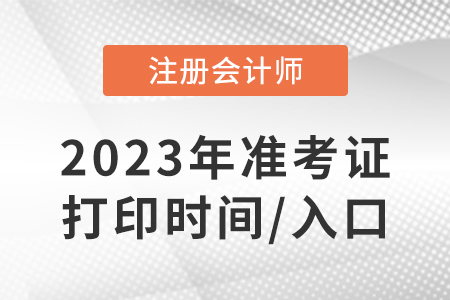 cpa考試必須要打印準考證嗎？