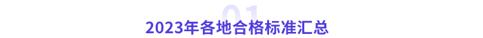 2023年各地成績合格標(biāo)準(zhǔn)匯總