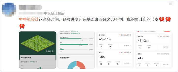 中級會計微博網(wǎng)友備考進(jìn)度3