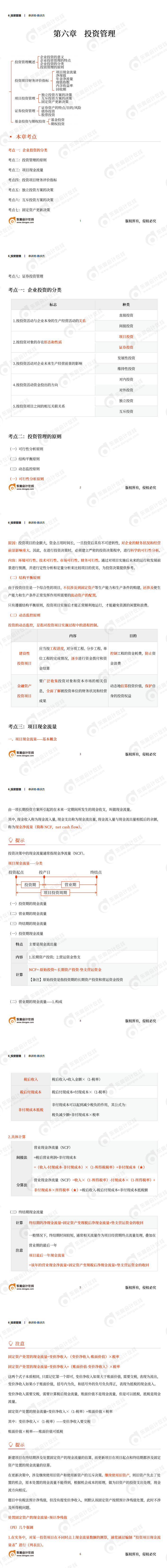 中級會計(jì)投資管理