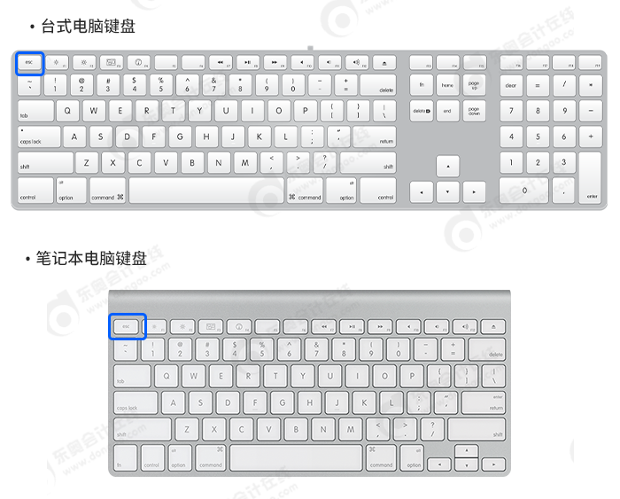 中級(jí)會(huì)計(jì)鍵盤(pán)中左上角的【Esc】完成清除
