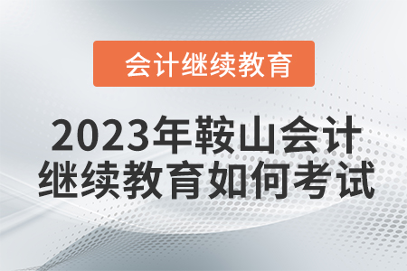 2023年鞍山東奧會(huì)計(jì)繼續(xù)教育如何考試？