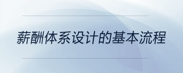 薪酬體系設(shè)計(jì)的基本流程