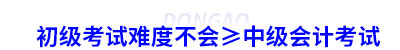 初級(jí)會(huì)計(jì)考試難度不會(huì)≥中級(jí)會(huì)計(jì)考試 初級(jí)會(huì)計(jì)考試難度不會(huì)≥中級(jí)會(huì)計(jì)考試