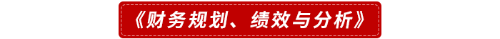 《財(cái)務(wù)規(guī)劃、績(jī)效與分析》