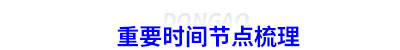重要時(shí)間節(jié)點(diǎn)梳理