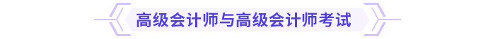 高級會計(jì)師與高級會計(jì)師考試