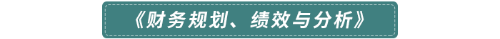 《財務(wù)規(guī)劃、績效與分析》