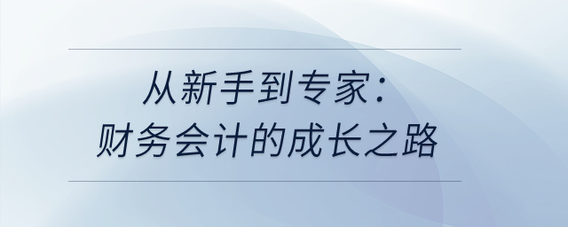 從新手到專家：財務(wù)會計的成長之路