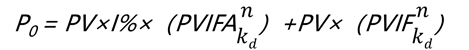 有到期日的非零息債券定價公式