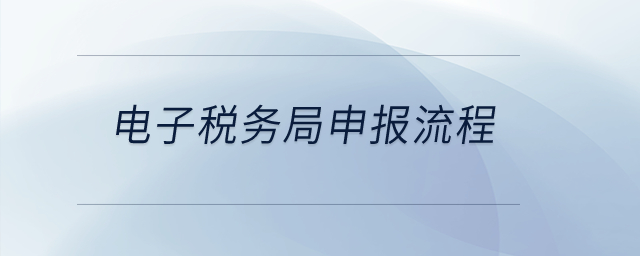 電子稅務局申報流程是什么？