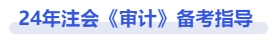 注會審計備考指導(dǎo)