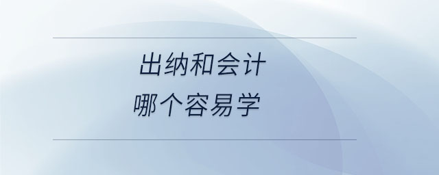 出納和會(huì)計(jì)哪個(gè)容易學(xué)
