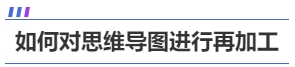 中級會計如何對思維導(dǎo)圖進行再加工