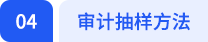 抽樣審計(jì)方法