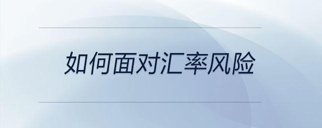 如何面對(duì)匯率風(fēng)險(xiǎn)