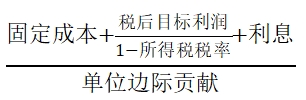 中級會計公式1