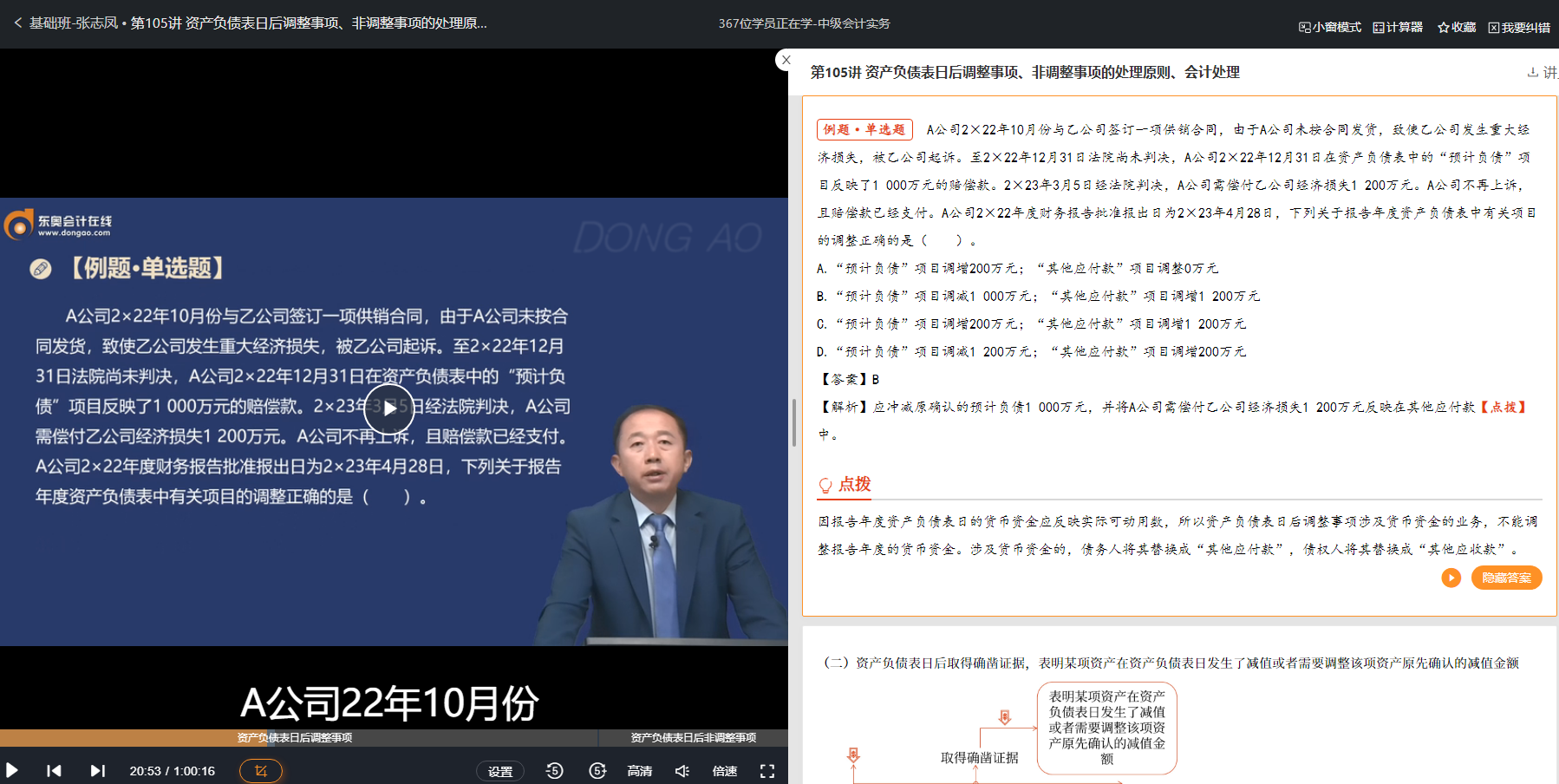 張志鳳基礎(chǔ)班第105講、習(xí)題班第25講涉及該知識(shí)點(diǎn)