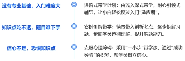中級(jí)會(huì)計(jì)針對(duì)零基礎(chǔ)：  定制了逐步進(jìn)階式學(xué)習(xí)法！