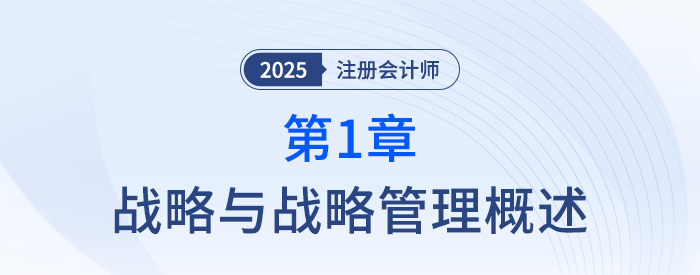 第一章戰(zhàn)略與戰(zhàn)略管理概述_25年注冊會計(jì)師會計(jì)搶學(xué)記憶樹