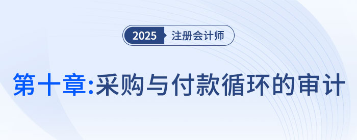 第十章采購(gòu)與付款循環(huán)的審計(jì)_2025年注會(huì)審計(jì)搶學(xué)記憶樹(shù)