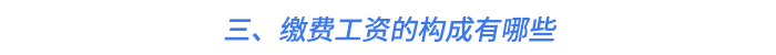 三、繳費工資的構(gòu)成有哪些
