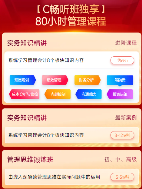 c班獨享管理課程