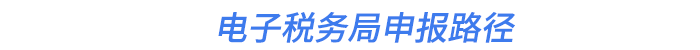 電子稅務(wù)局申報路徑