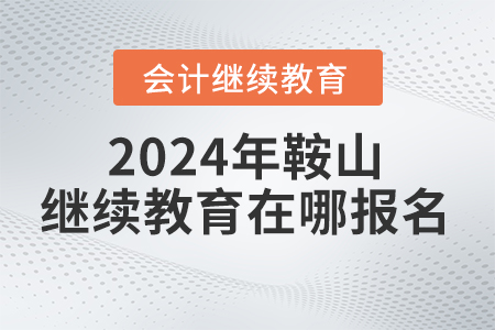 2024年鞍山會(huì)計(jì)人員繼續(xù)教育在哪報(bào)名？