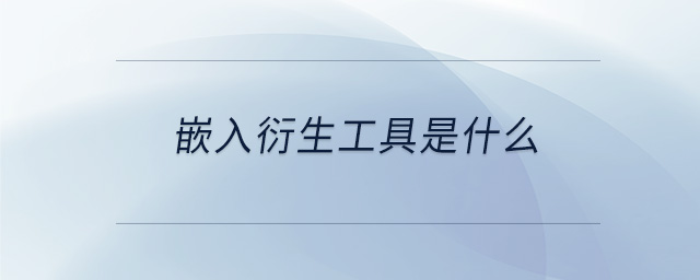 嵌入衍生工具是什么