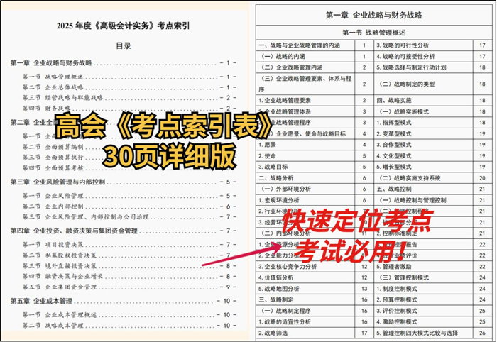 教材頁(yè)碼索引表