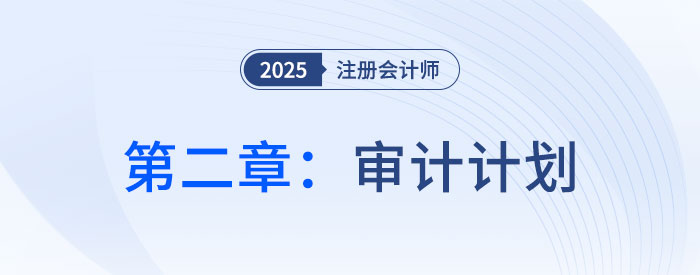 第二章審計計劃_2025年注會審計習題隨章演練