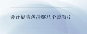 會(huì)計(jì)報(bào)表包括哪幾個(gè)表圖片