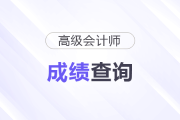 高級(jí)會(huì)計(jì)師成績(jī)查詢(xún)2025年在哪查？