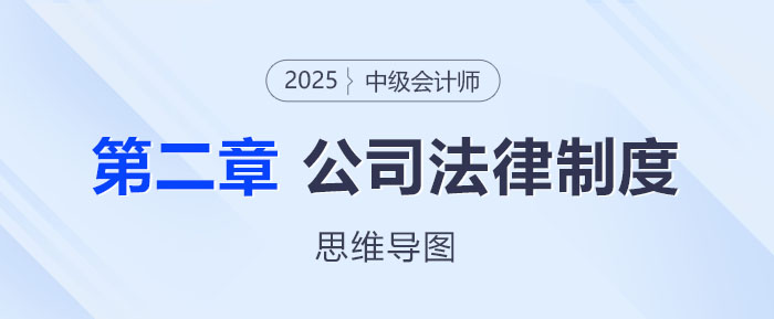 2025年中級會(huì)計(jì)經(jīng)濟(jì)法思維導(dǎo)圖——第二章：公司法律制度