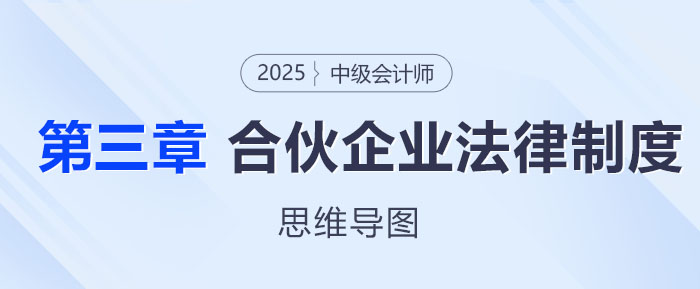 2025年中級會計經(jīng)濟法思維導圖——第三章：合伙企業(yè)法律制度