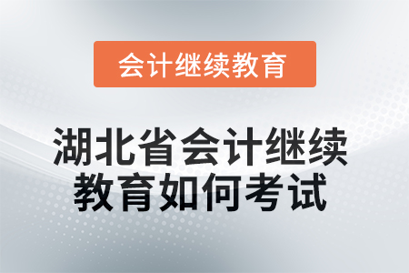 2025年湖北省會計繼續(xù)教育如何考試？
