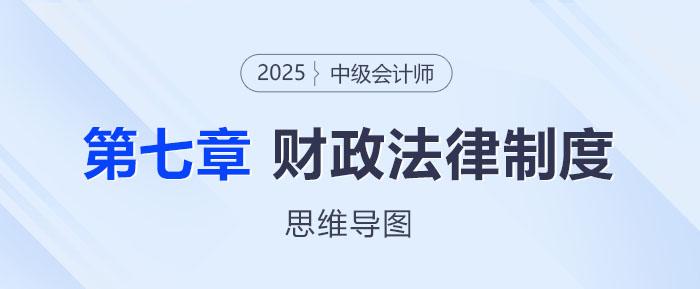 2025年中級(jí)會(huì)計(jì)經(jīng)濟(jì)法思維導(dǎo)圖——第七章：財(cái)政法律制度