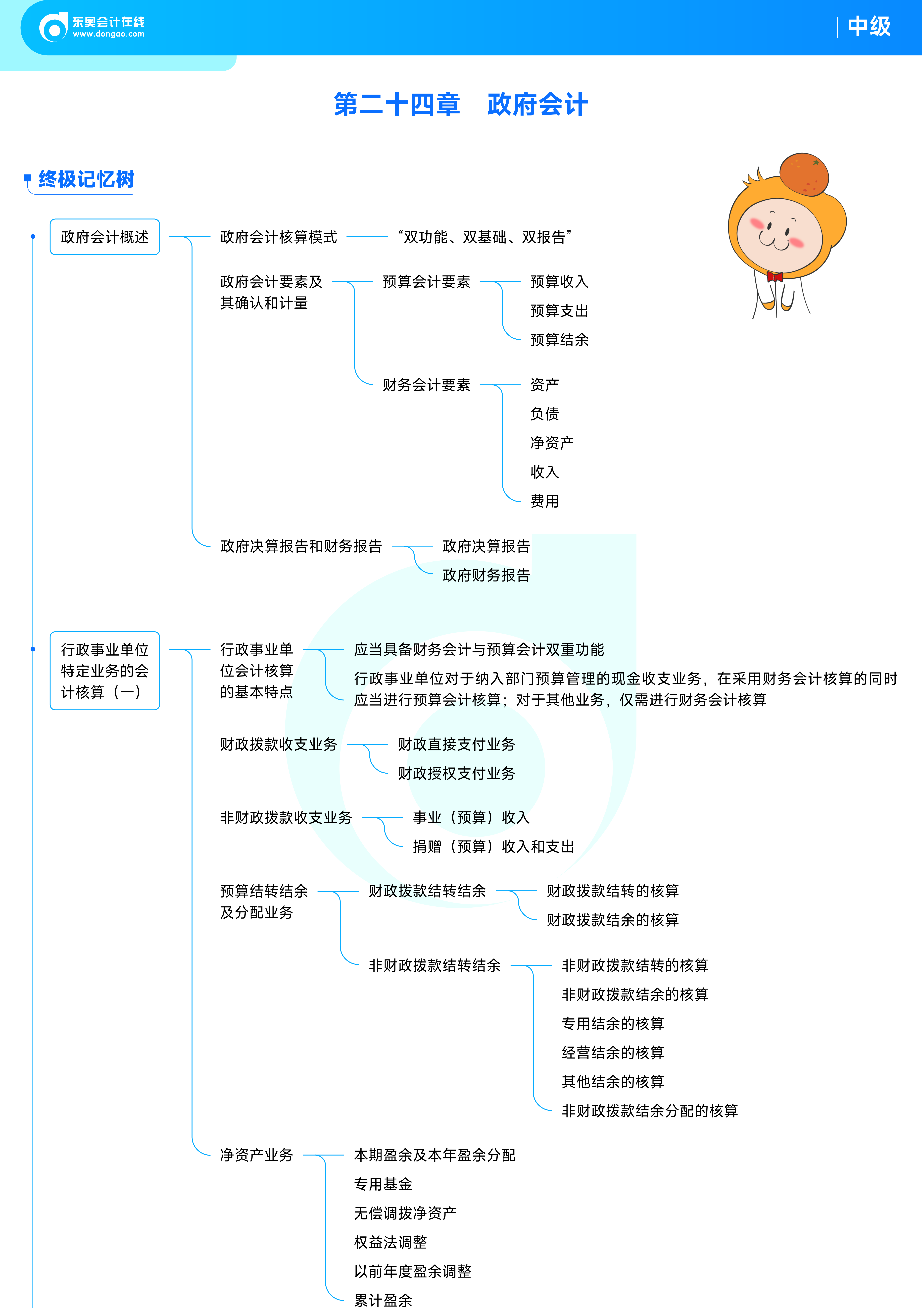 《中級會計(jì)實(shí)務(wù)》思維導(dǎo)圖政府會計(jì)