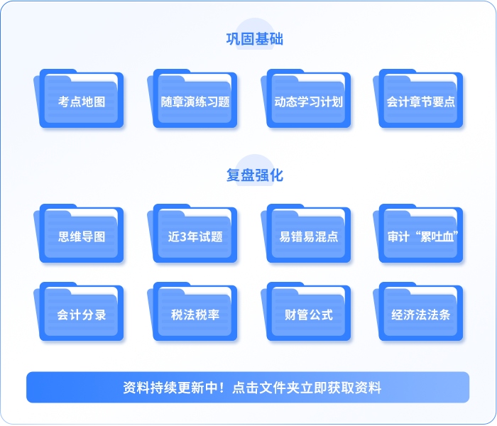 注會(huì)備考資料清單