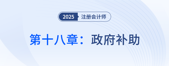 第十八章政府補(bǔ)助_25年注會會計(jì)思維導(dǎo)圖