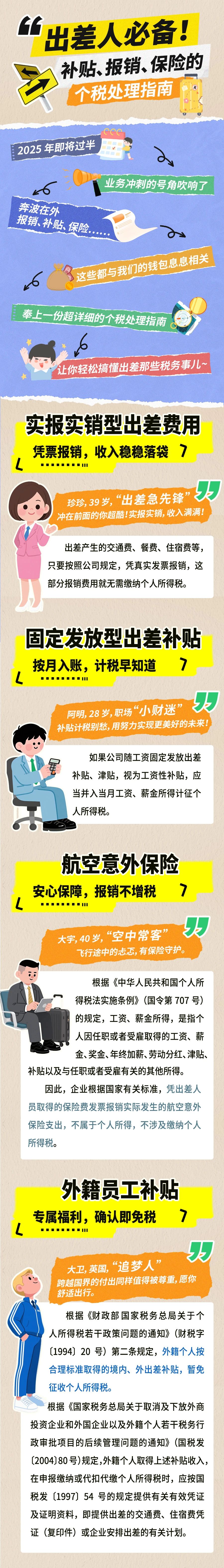 出差人必備！補貼、報銷、保險的個稅處理指南