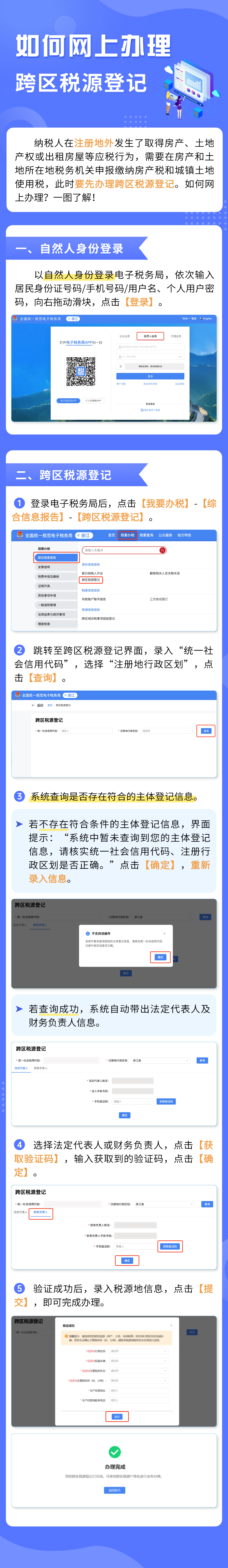 如何網(wǎng)上辦理跨區(qū)稅源登記？