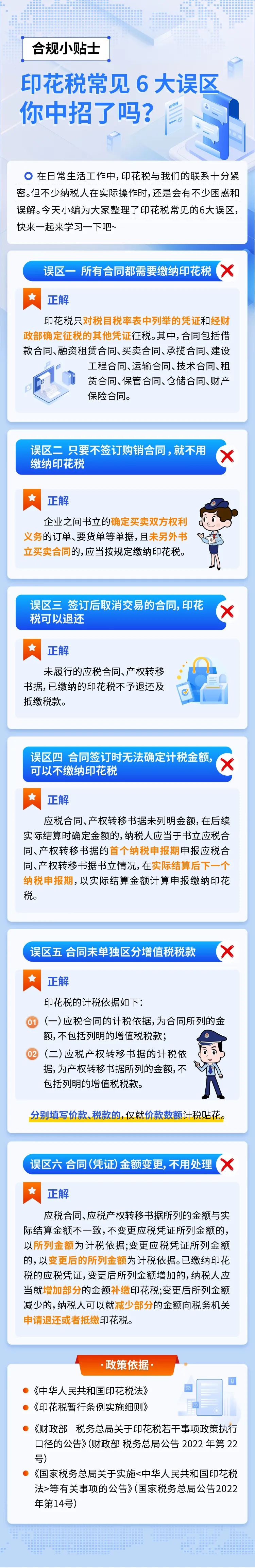 印花稅常見6大誤區(qū)，你中招了嗎