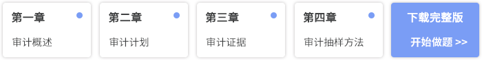 注會(huì)章節(jié)精選習(xí)題