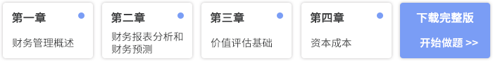 cpa財管章節(jié)精選習(xí)題